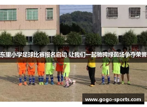 东里小学足球比赛报名启动 让我们一起驰骋绿茵场争夺荣誉